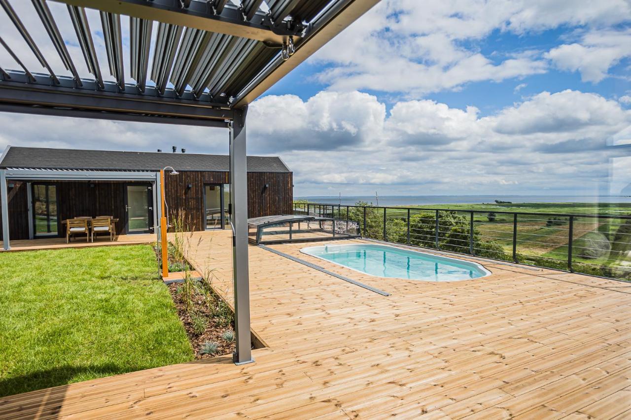 Nowe Domki Deluxe Z Widokiem Na Zatoke Z Basenem I Sauna Oslonino Exterior foto